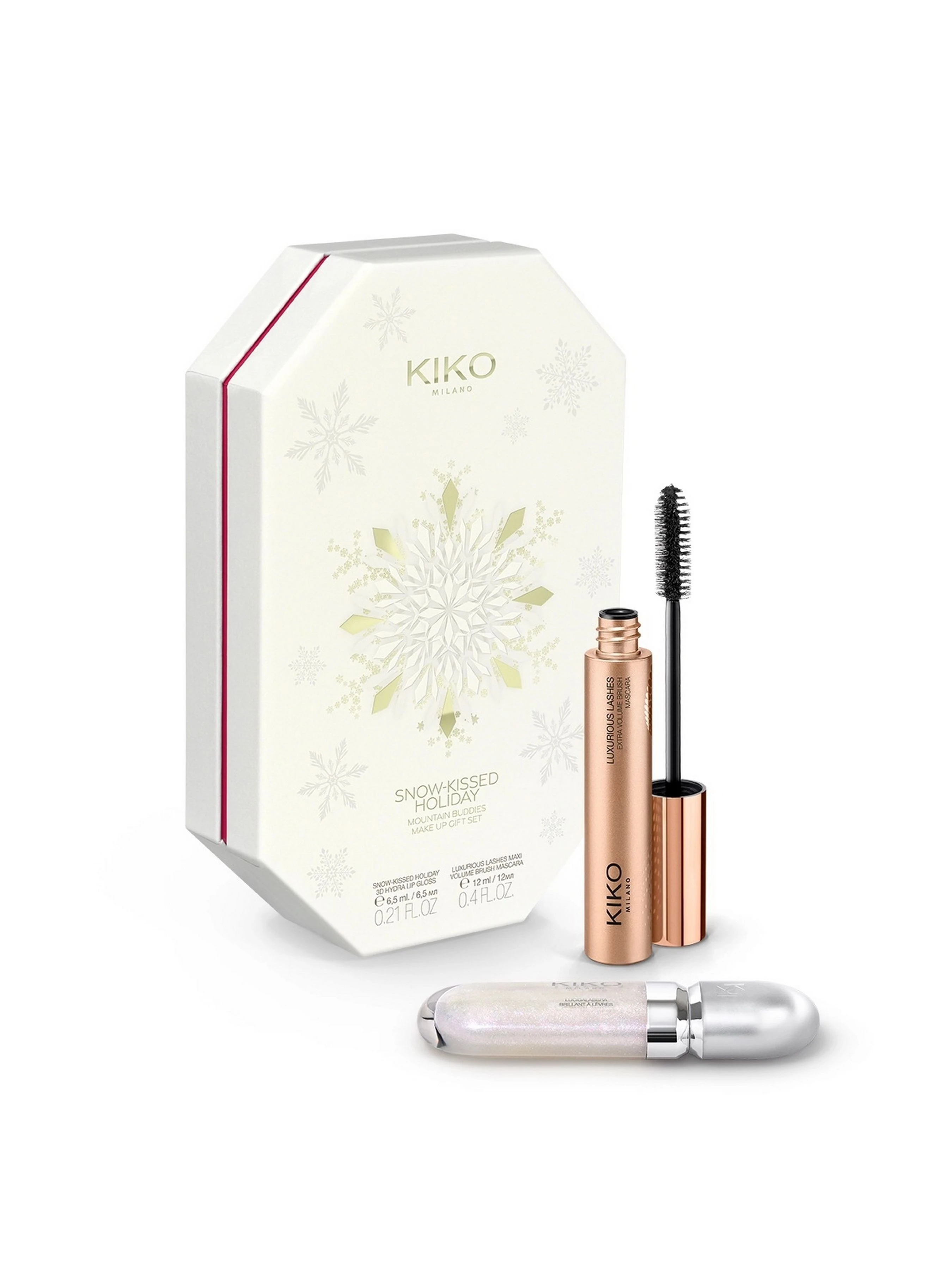 Набір для макіяжу KIKO MILANO Snow-Kissed Holiday Mountain Buddies Make Up Gift Set
