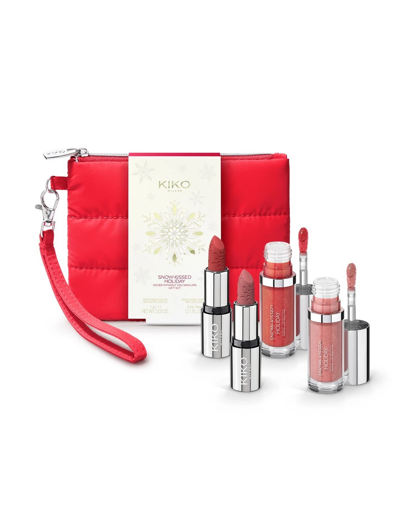 Набор для макияжа губ Snow-Kissed Holiday Never Without You Mini Lips Gift Set KIKO MILANO модель KC000001180001B Фото