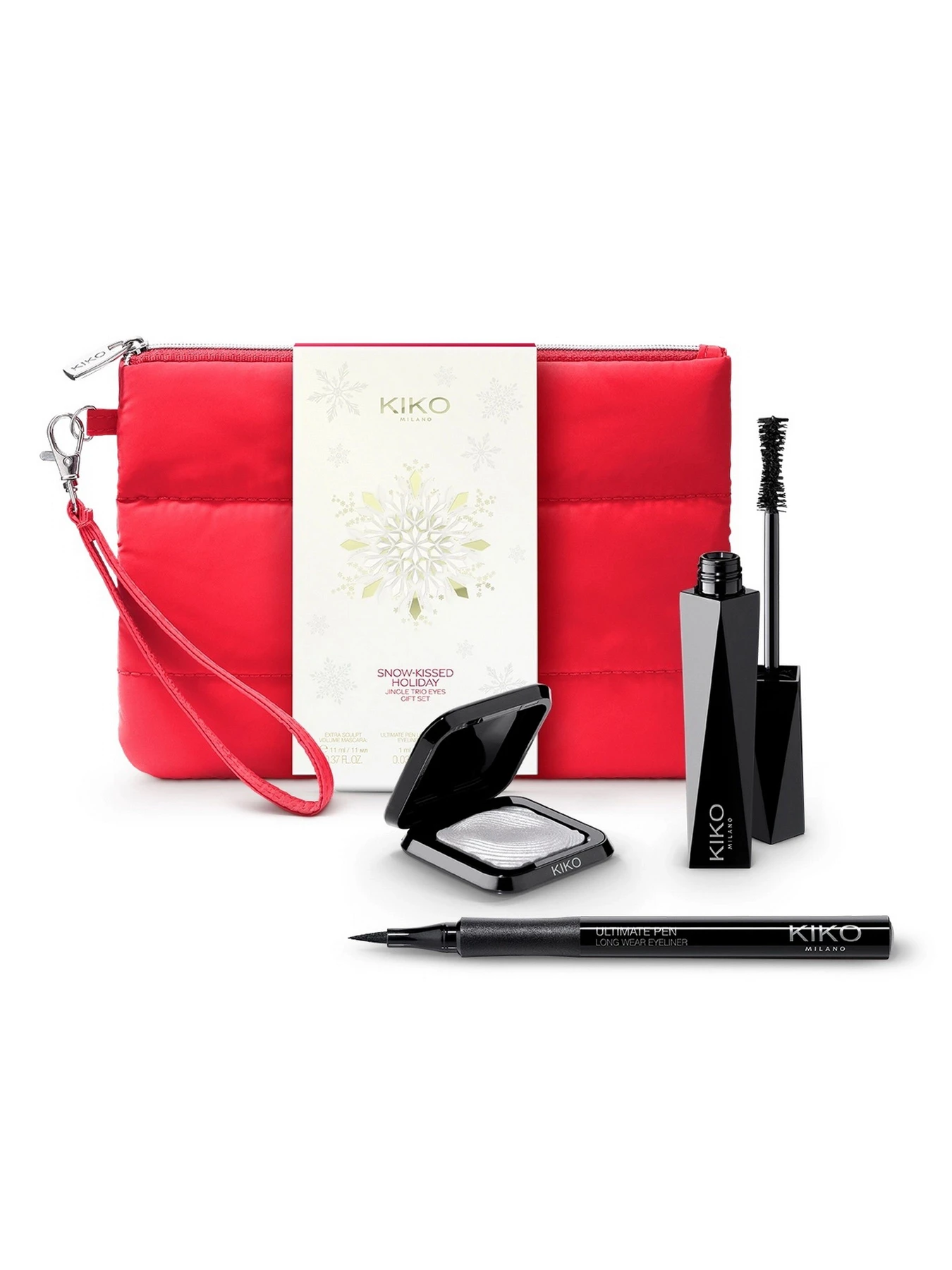 Набор для макияжа глаз Snow-Kissed Holiday Jingle Trio Eyes Gift Set KIKO MILANO модель KC000001182001B Набор для макияжа глаз Snow-Kissed Holiday Jingle Trio Eyes Gift Set KIKO MILANO модель KC000001182001B Фото