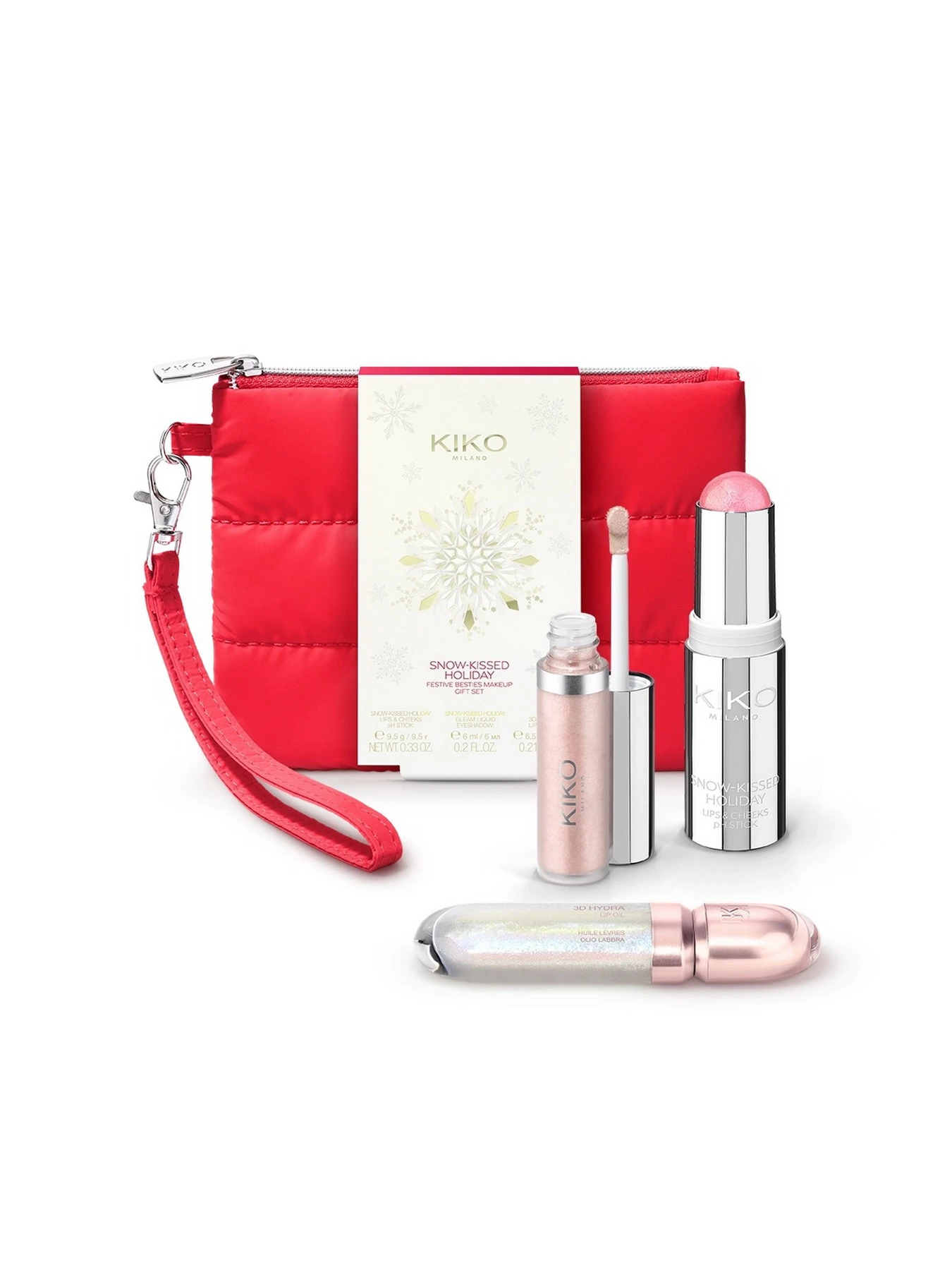 Набор для макияжа Snow-Kissed Holiday Festive Besties Make Up Gift Set KIKO MILANO модель KC000001188001B Набор для макияжа Snow-Kissed Holiday Festive Besties Make Up Gift Set KIKO MILANO модель KC000001188001B Фото