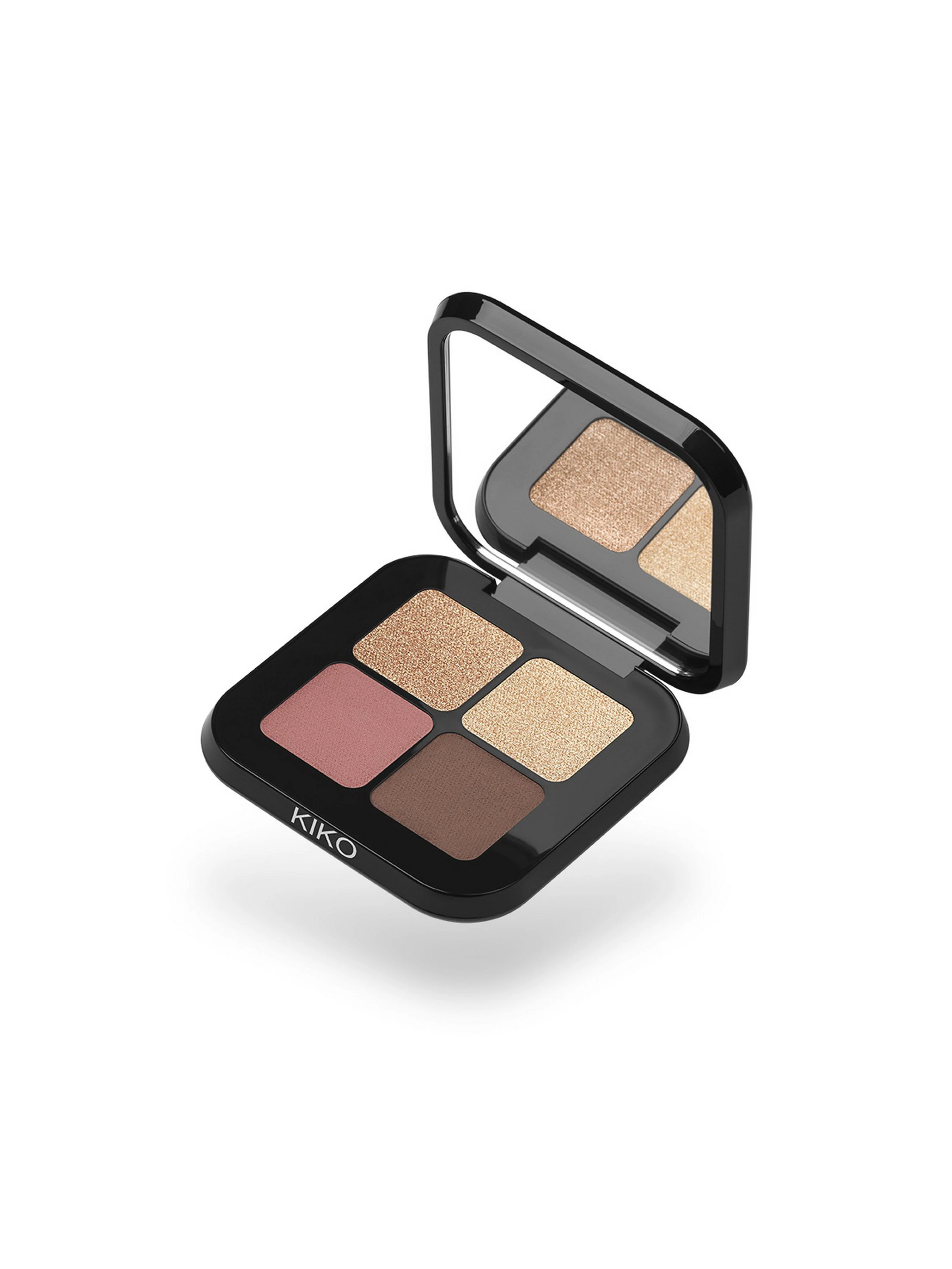 Палетка тіней KIKO MILANO New Bright Quartet Eyeshadow Palette, відтінок 02 Rosy Mauve Variations