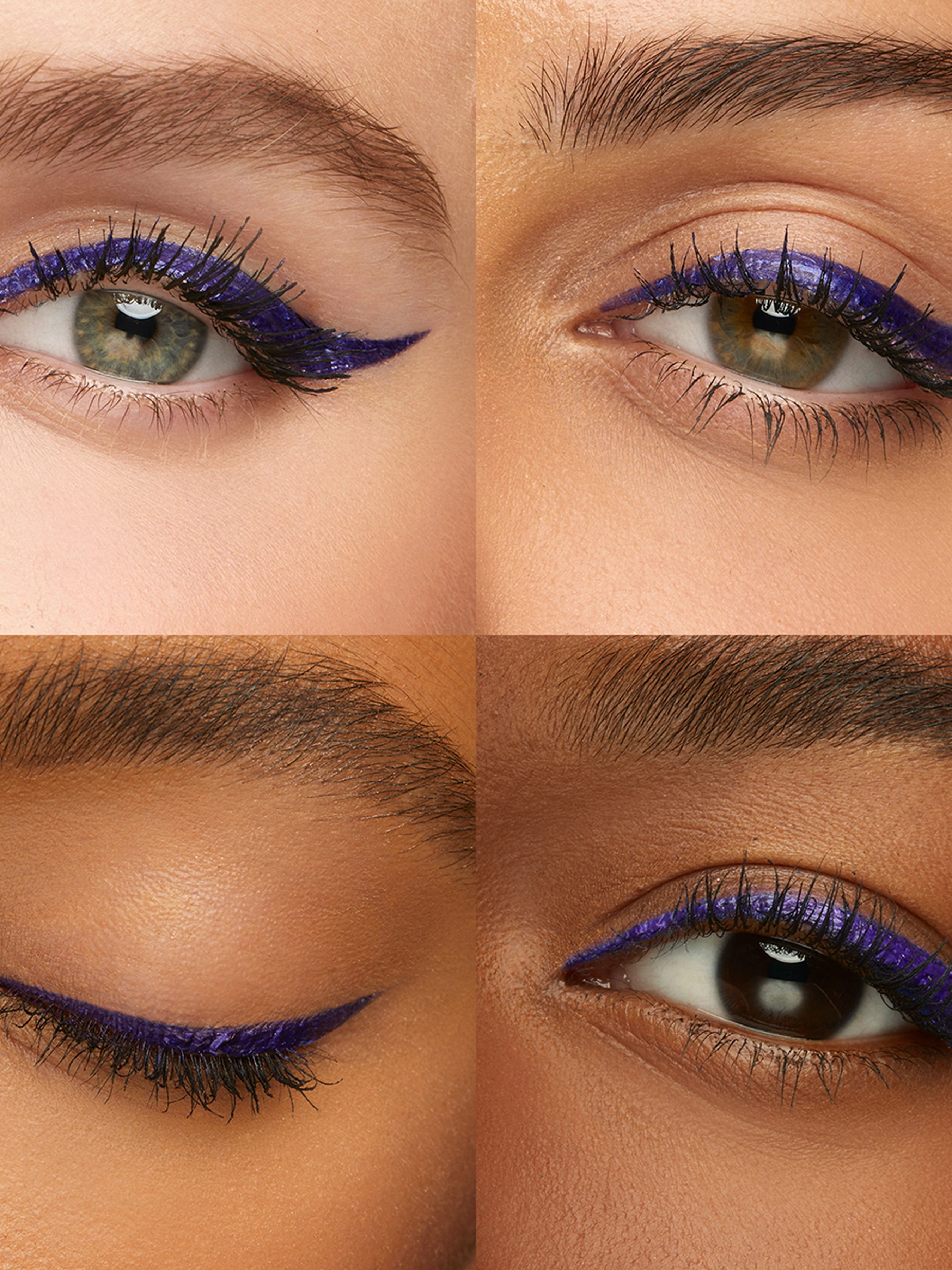 Водостійкий лайнер для очей KIKO MILANO Super Colour Waterproof Eyeliner, відтінок 05 Violet фото 2
