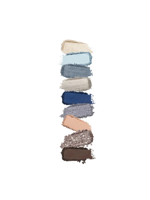 Палетка тіней KIKO MILANO Glamour Multi Finish Palette, відтінок 05 Blue Variations фото 2