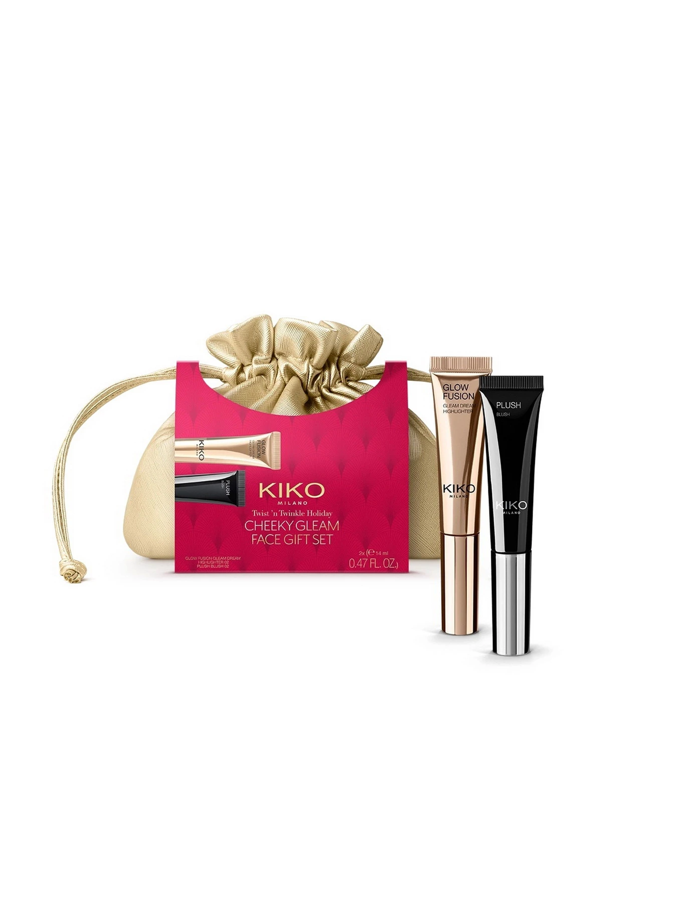 Набор для макияжа лица Twist 'N Twinkle Holiday Cheeky Gleam Gift Set KIKO MILANO модель KC000001339001B Фото
