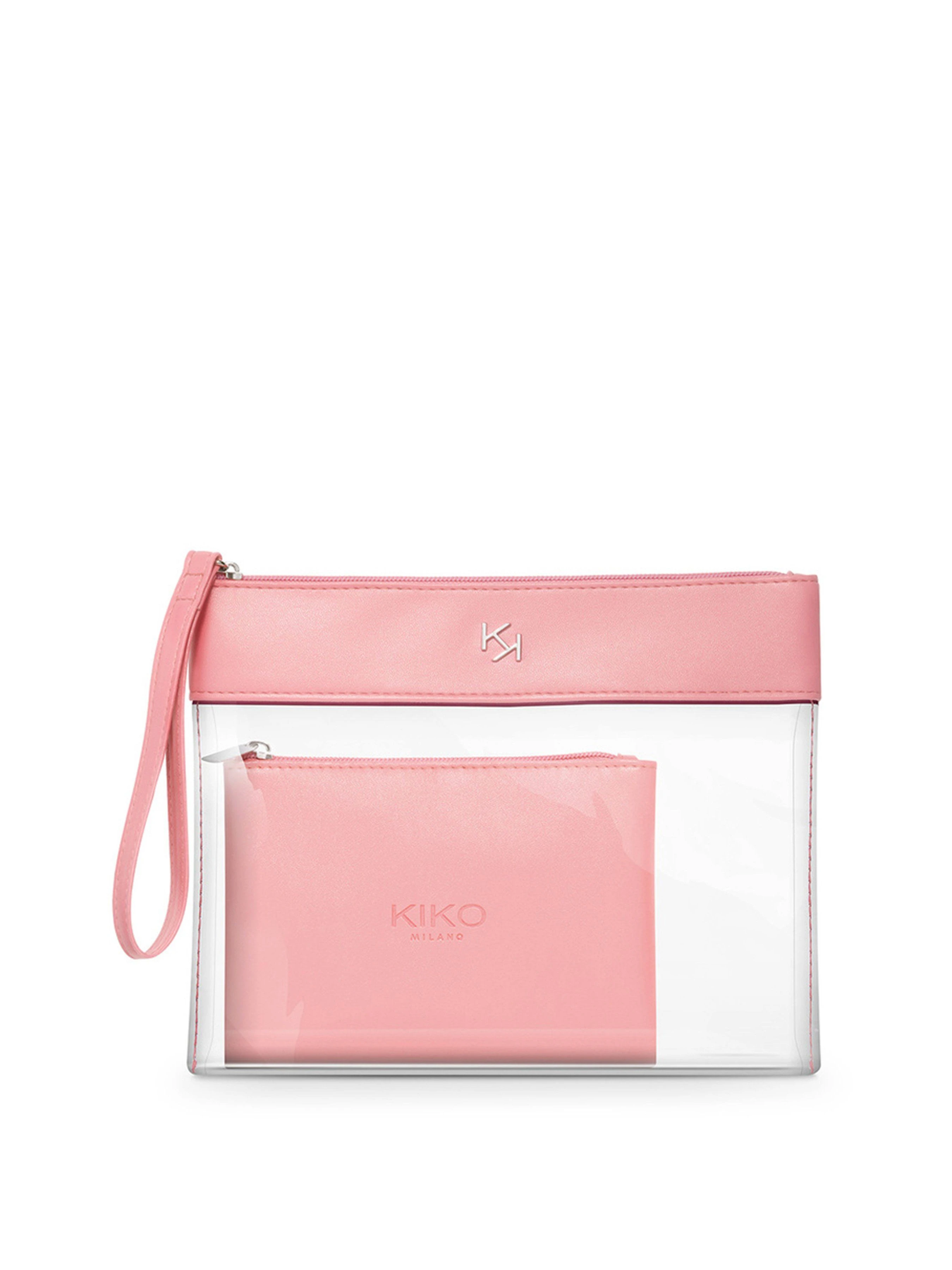 Прозора косметичка KIKO MILANO Transparent Beauty Case 03, 03 Pink