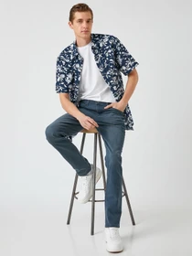 Джинсы Koton Brad Slim модель 2YAM43868LD700 Фото