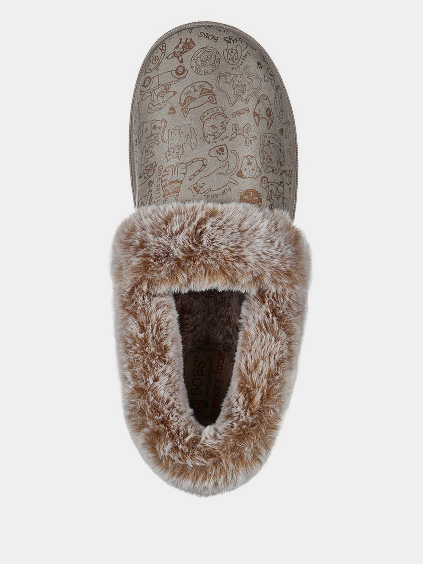 Тапки Skechers BOBS Too Cozy - Paws 2 Pawty модель 113487 TPE Тапки Skechers BOBS Too Cozy - Paws 2 Pawty модель 113487 TPE Фото