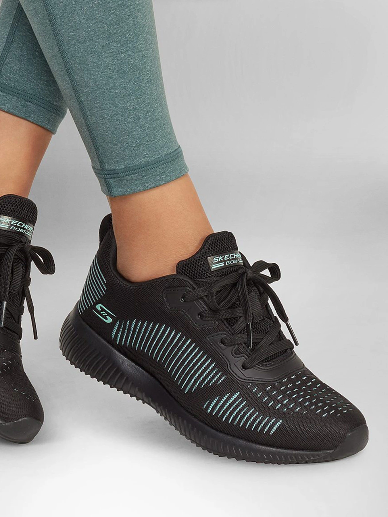 Кроссовки Skechers BOBS Sport Squad - Summer Sneak модель 117066 BKBL Кроссовки Skechers BOBS Sport Squad - Summer Sneak модель 117066 BKBL Фото