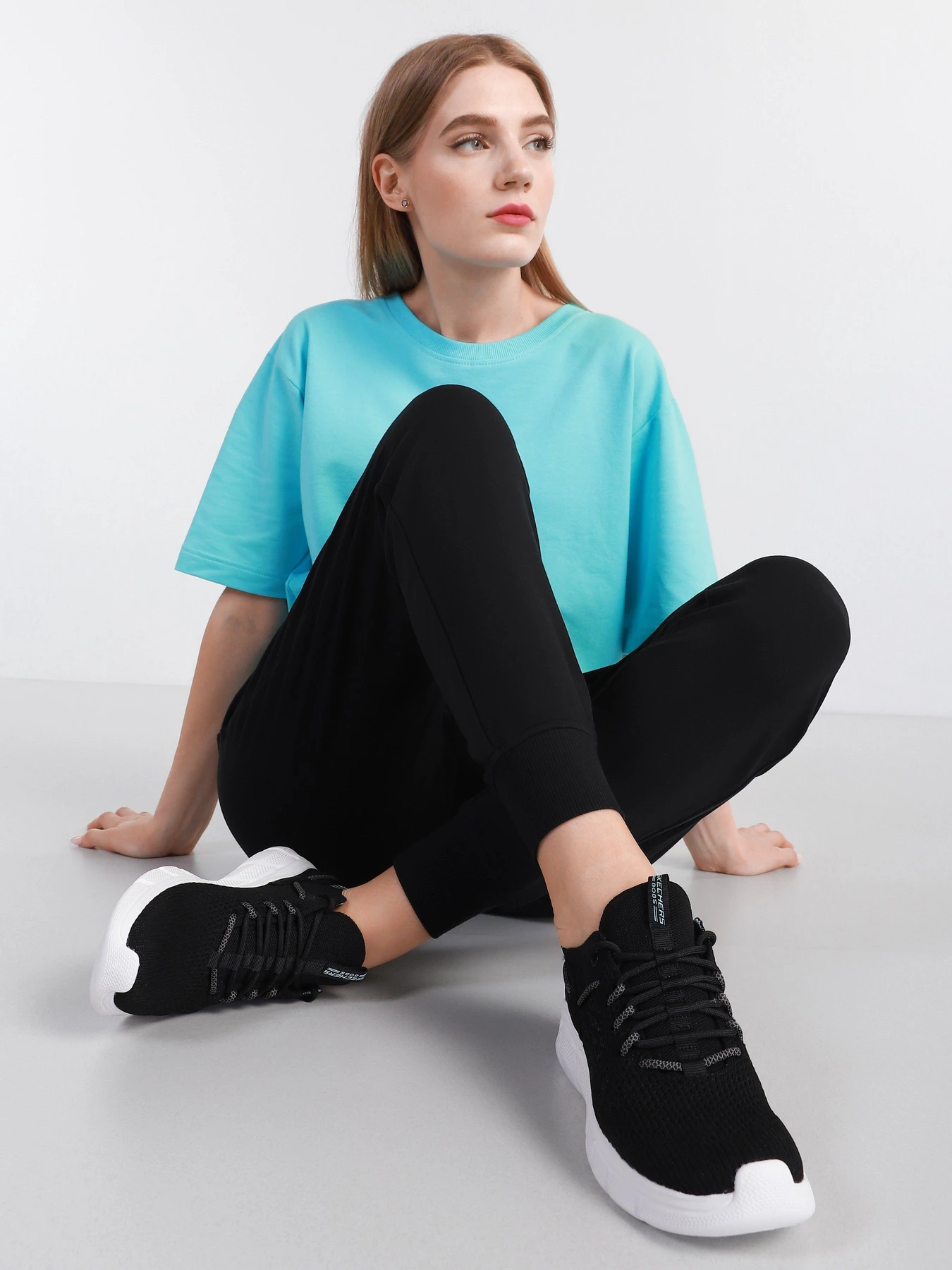 Кроссовки Skechers BOBS Sport B-Flex - On Notice модель 117123 BLK Фото