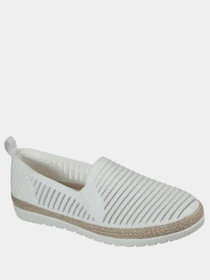 Слипоны и мокасины Skechers BOBS Flexpadrille 3.0 модель 113245 WHT Фото