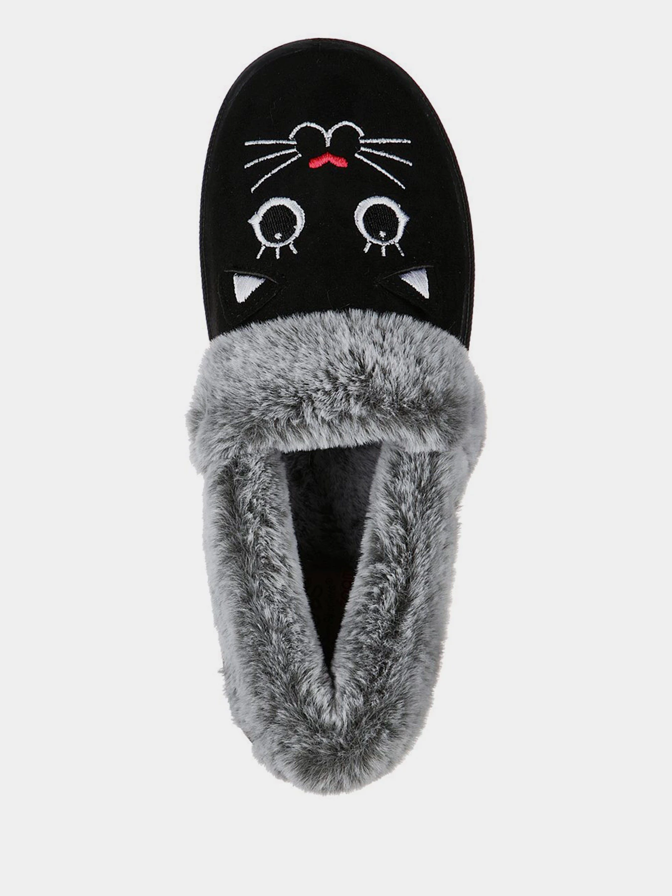 Тапки Skechers BOBS Too Cozy - Meow Pajamas модель 33355 BLK Тапки Skechers BOBS Too Cozy - Meow Pajamas модель 33355 BLK Фото