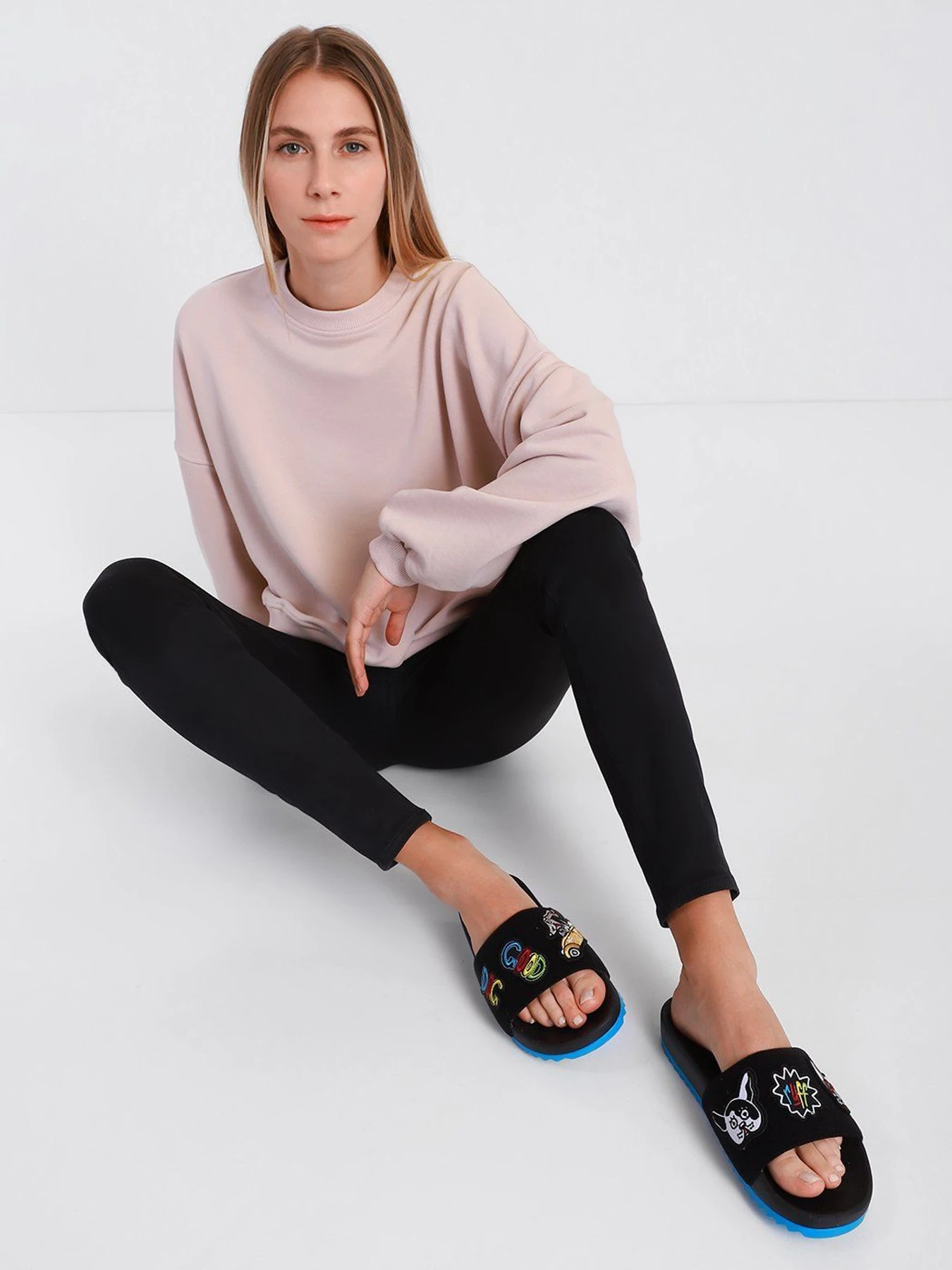 Шлёпанцы Skechers модель 113733 BKMT Фото