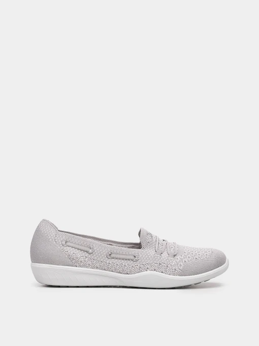 Слипоны и мокасины Skechers Newbury St - Easily Adored модель 100174 GRY Фото