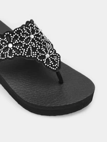 Шлёпанцы Skechers Skechers® Cali: Vinyasa - Pretty Thang модель 119146 BLK Фото