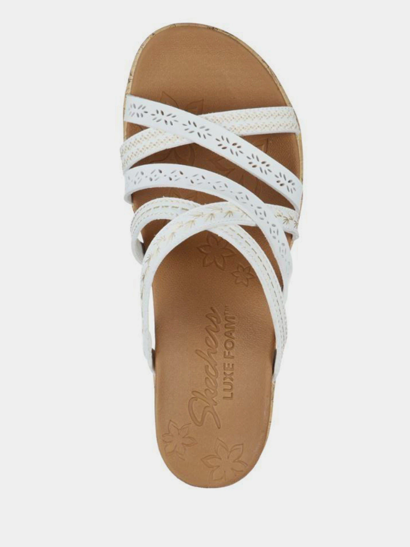 Шльопанці Skechers Cali Beverlee - Tiger Posse модель 31714 WHT Шльопанці Skechers Cali Beverlee - Tiger Posse модель 31714 WHT Фото