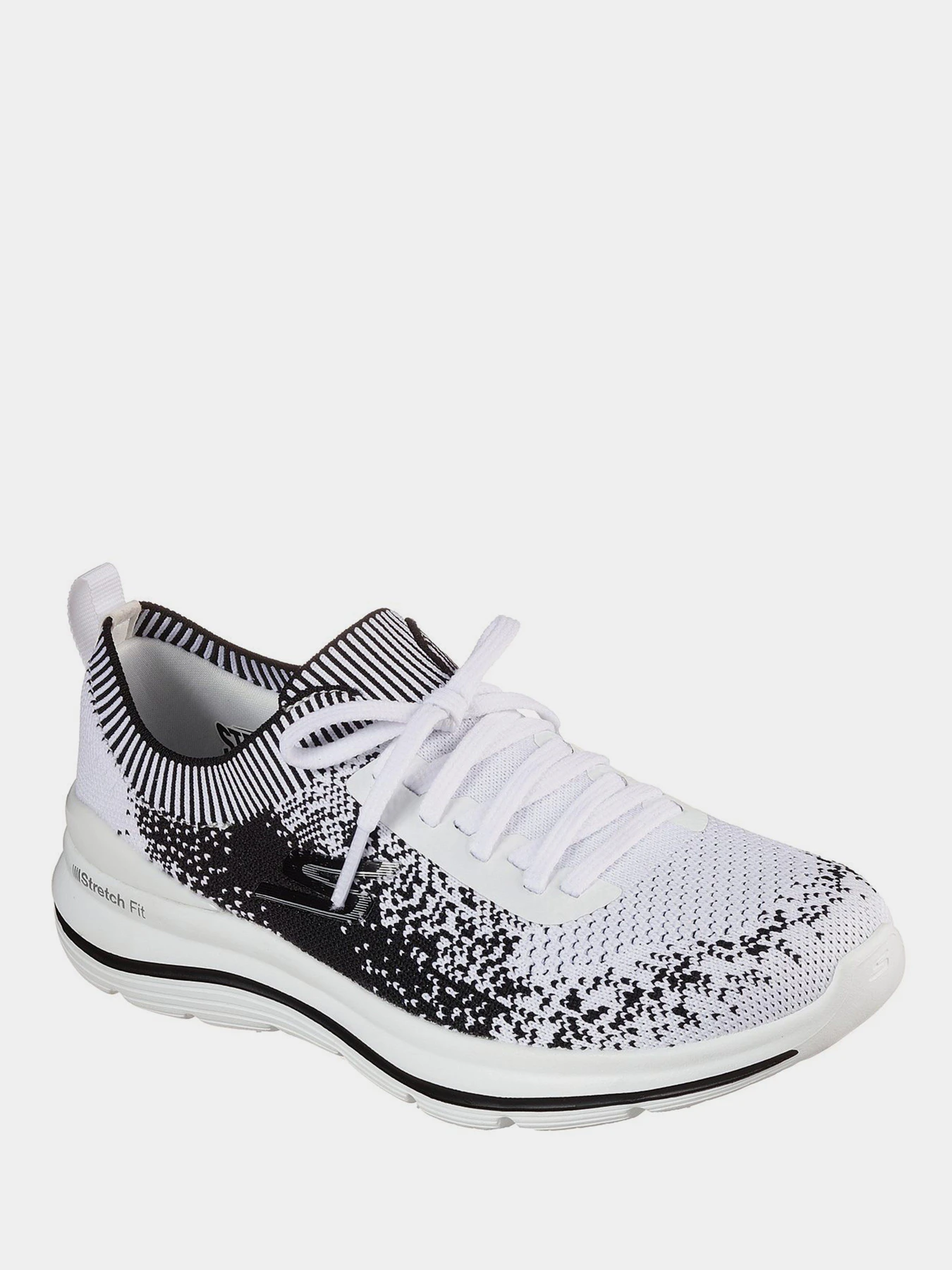 Кросівки Skechers GoWalk Stretch Fit модель 124384 WBK Кросівки Skechers GoWalk Stretch Fit модель 124384 WBK Фото