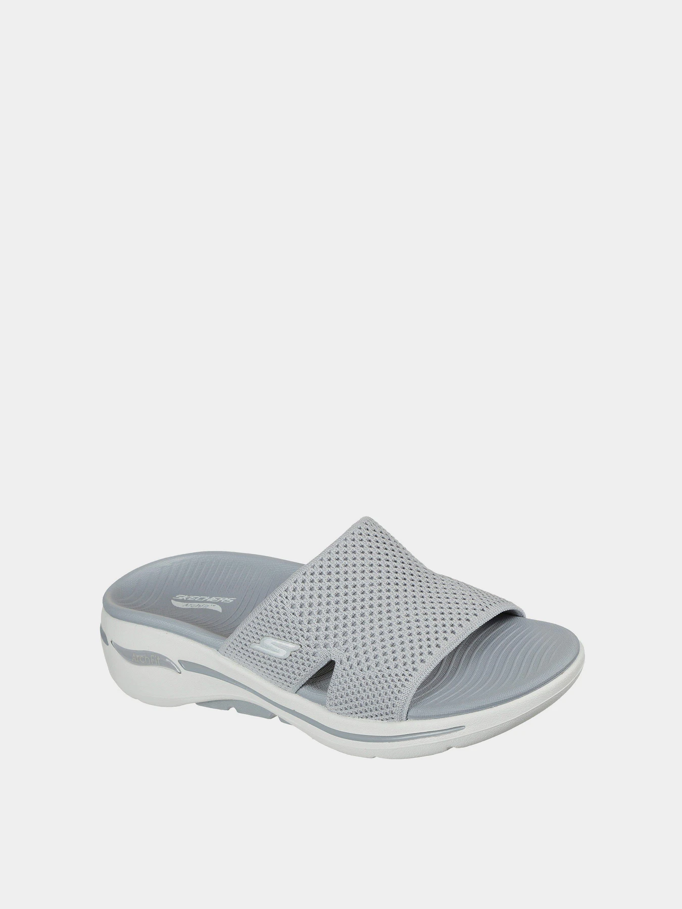 Шлёпанцы Skechers GOwalk Arch Fit On-The-GO модель 140224 GRY Шлёпанцы Skechers GOwalk Arch Fit On-The-GO модель 140224 GRY Фото