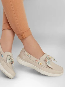 Слипоны и мокасины Skechers On-The-Go Flex модель 136471 NAT Фото