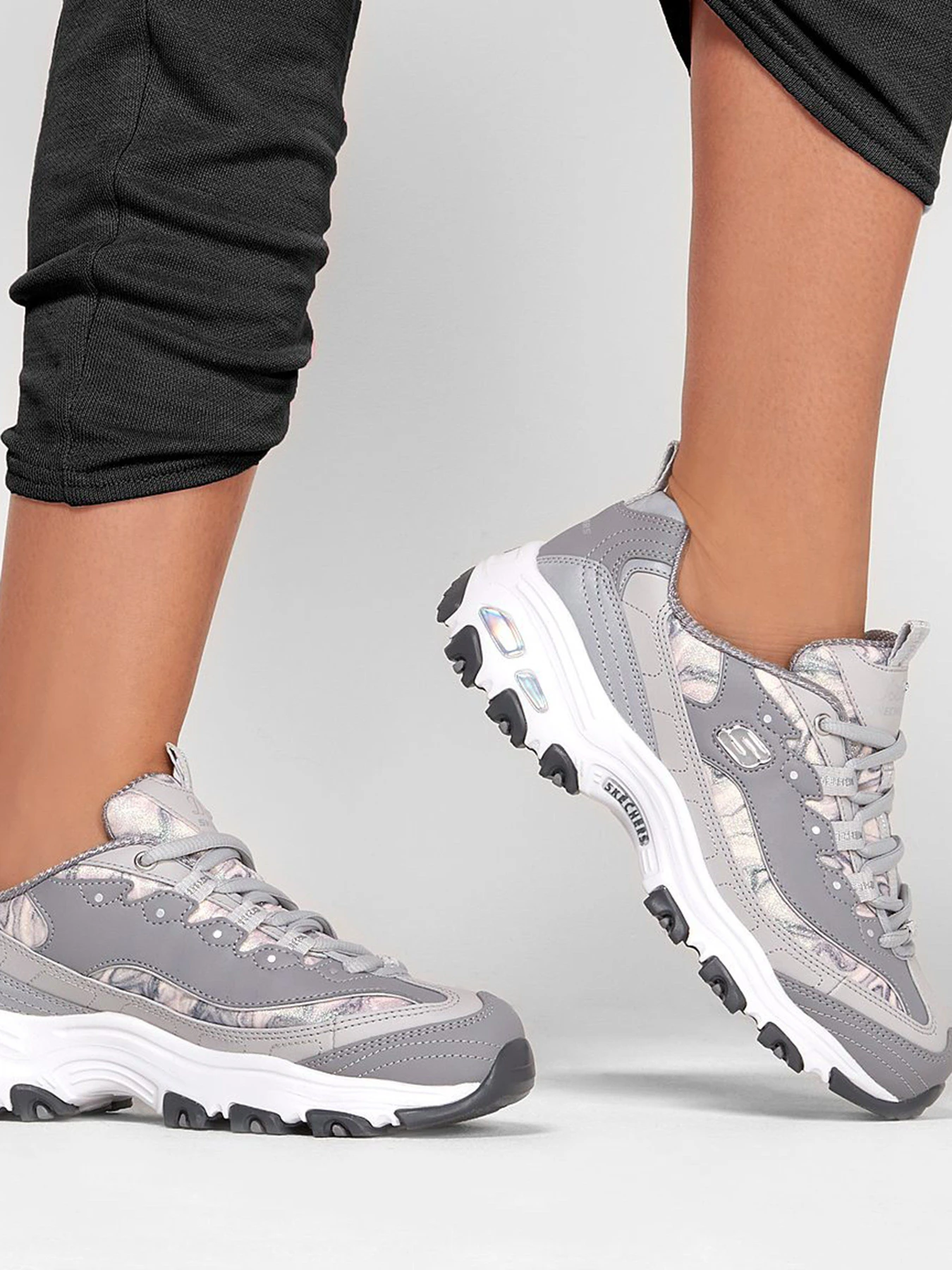 Кроссовки Skechers Sport D'Lites Cotton Candy модель 149240 GRY Фото