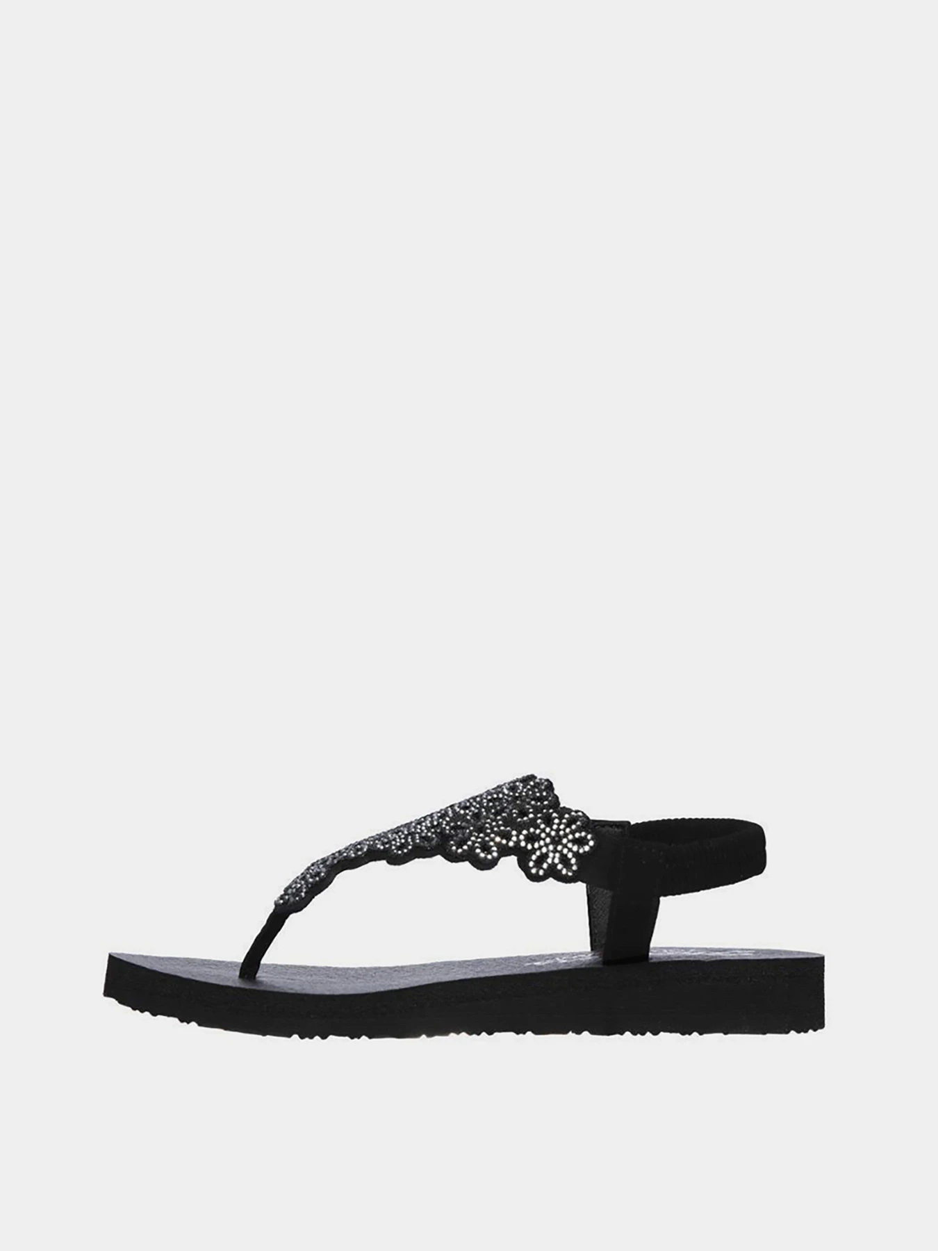 Шлёпанцы Skechers Meditation - Floral Lover модель 119138 BKSL Шлёпанцы Skechers Meditation - Floral Lover модель 119138 BKSL Фото