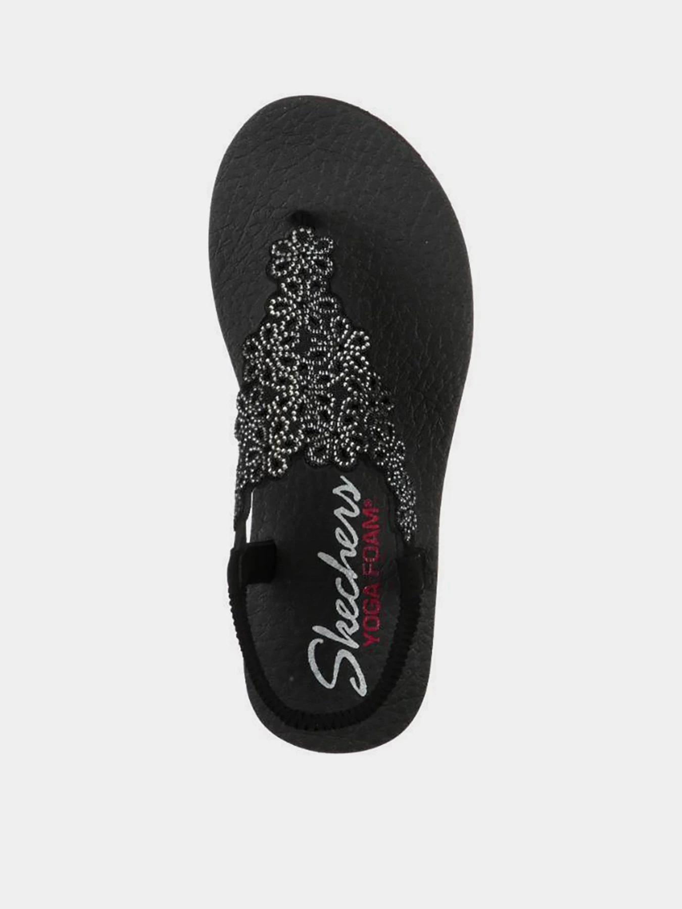 Шлёпанцы Skechers Meditation - Floral Lover модель 119138 BKSL Шлёпанцы Skechers Meditation - Floral Lover модель 119138 BKSL Фото