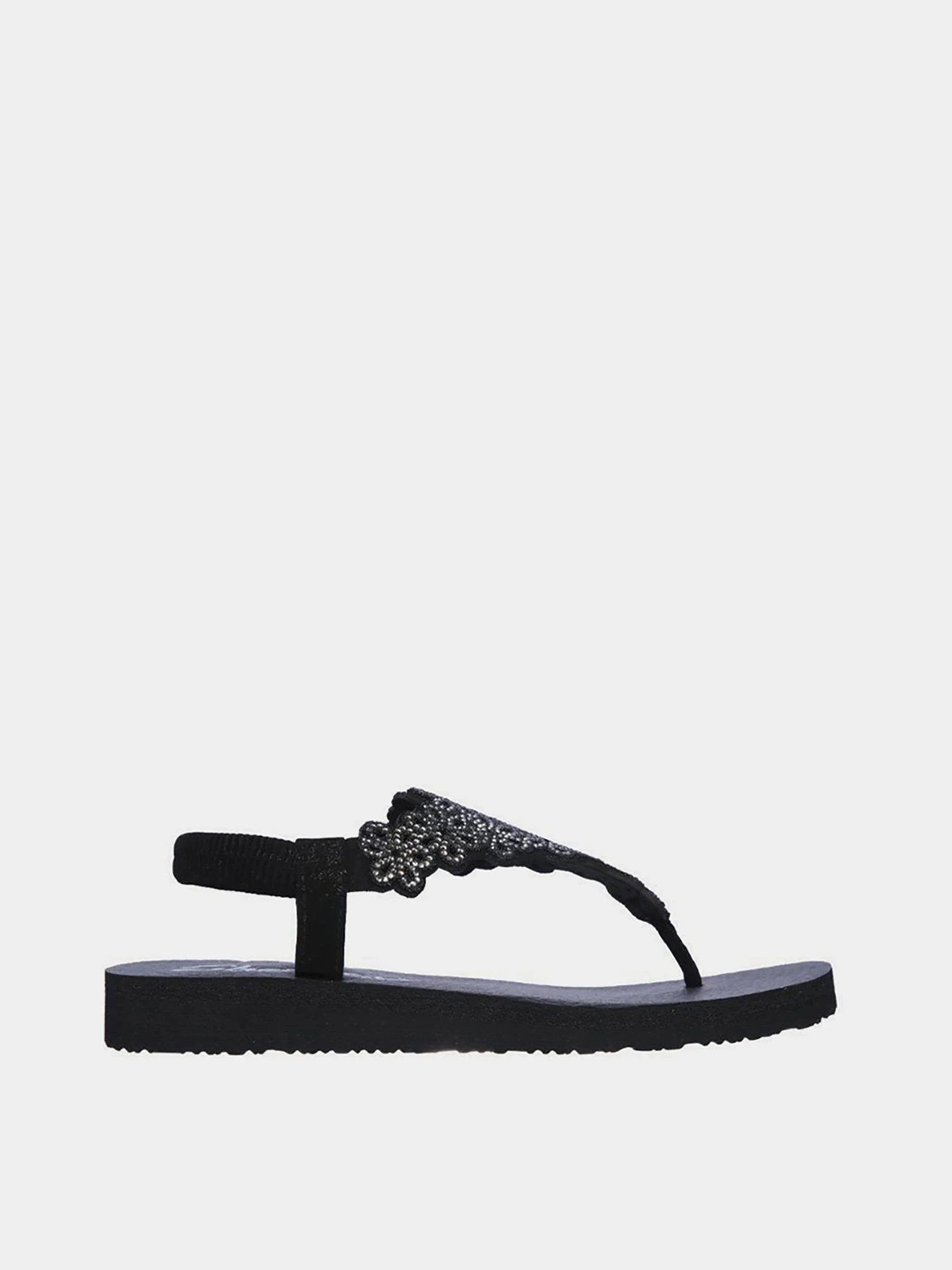 Шлёпанцы Skechers Meditation - Floral Lover модель 119138 BKSL Шлёпанцы Skechers Meditation - Floral Lover модель 119138 BKSL Фото