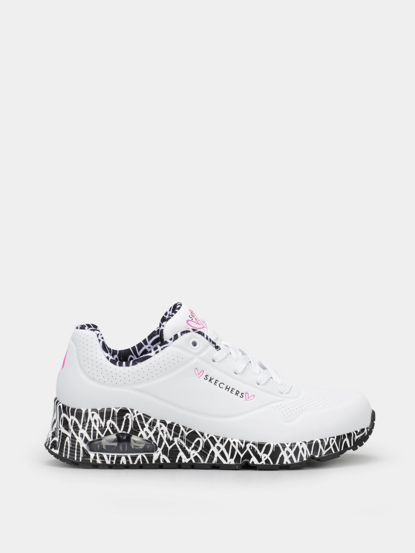 Кросівки Skechers x JGoldcrown: Uno – Loving Love модель 155506 WBK Фото