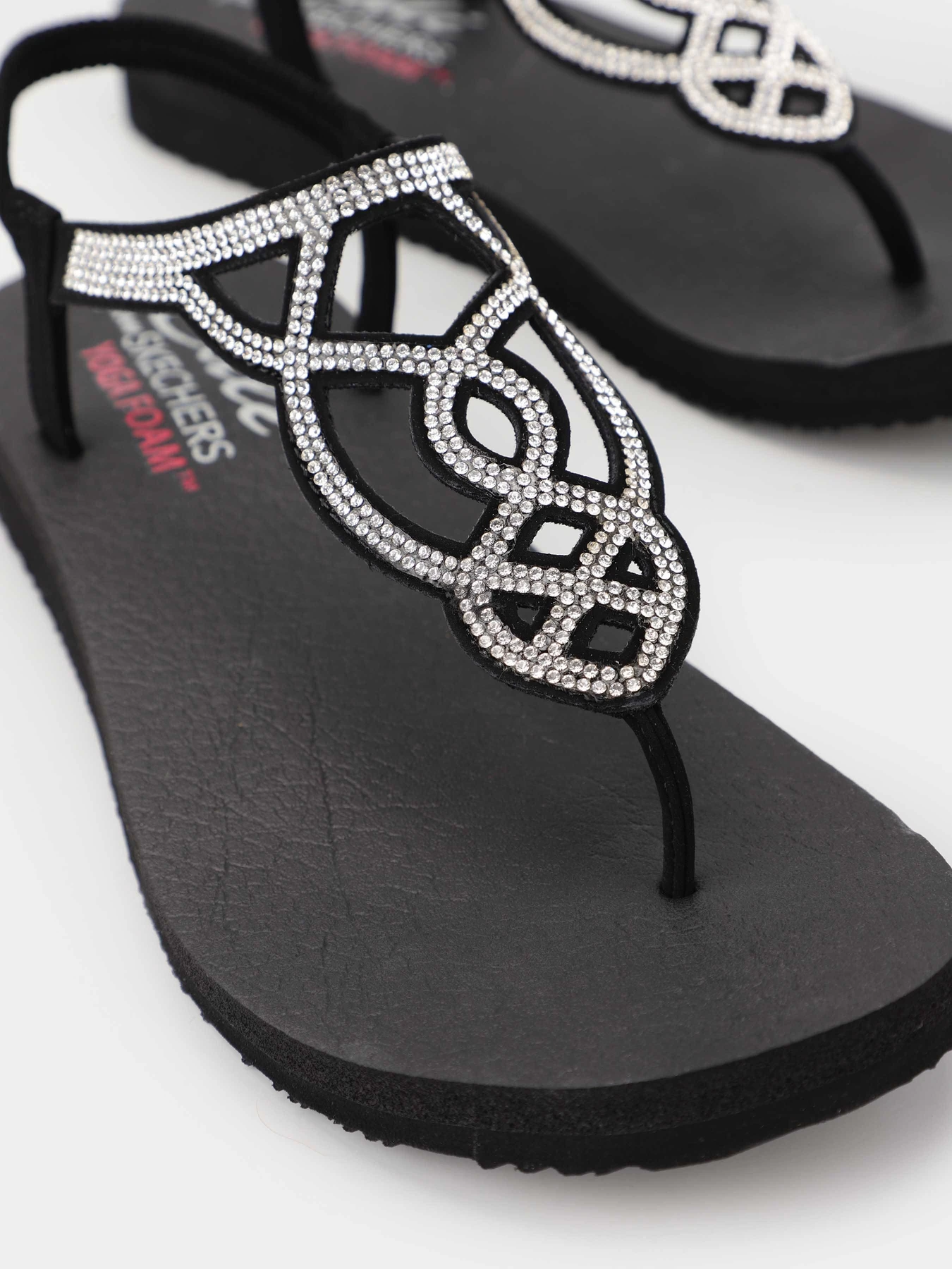Шлёпанцы Skechers Meditation - Gala Dance модель 119157 BLK Шлёпанцы Skechers Meditation - Gala Dance модель 119157 BLK Фото