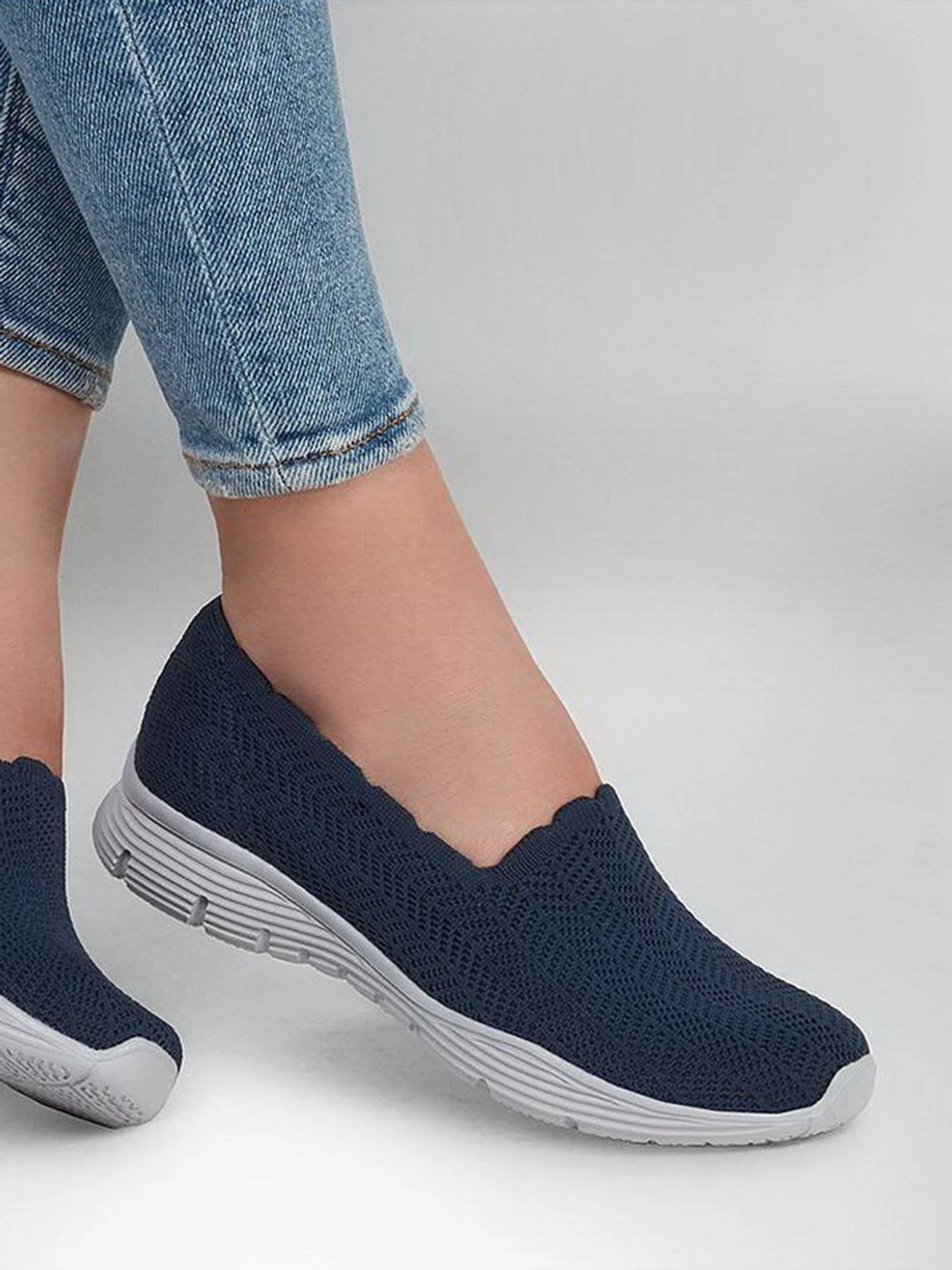 Слипоны и мокасины Skechers модель 158104 NVY Слипоны и мокасины Skechers модель 158104 NVY Фото