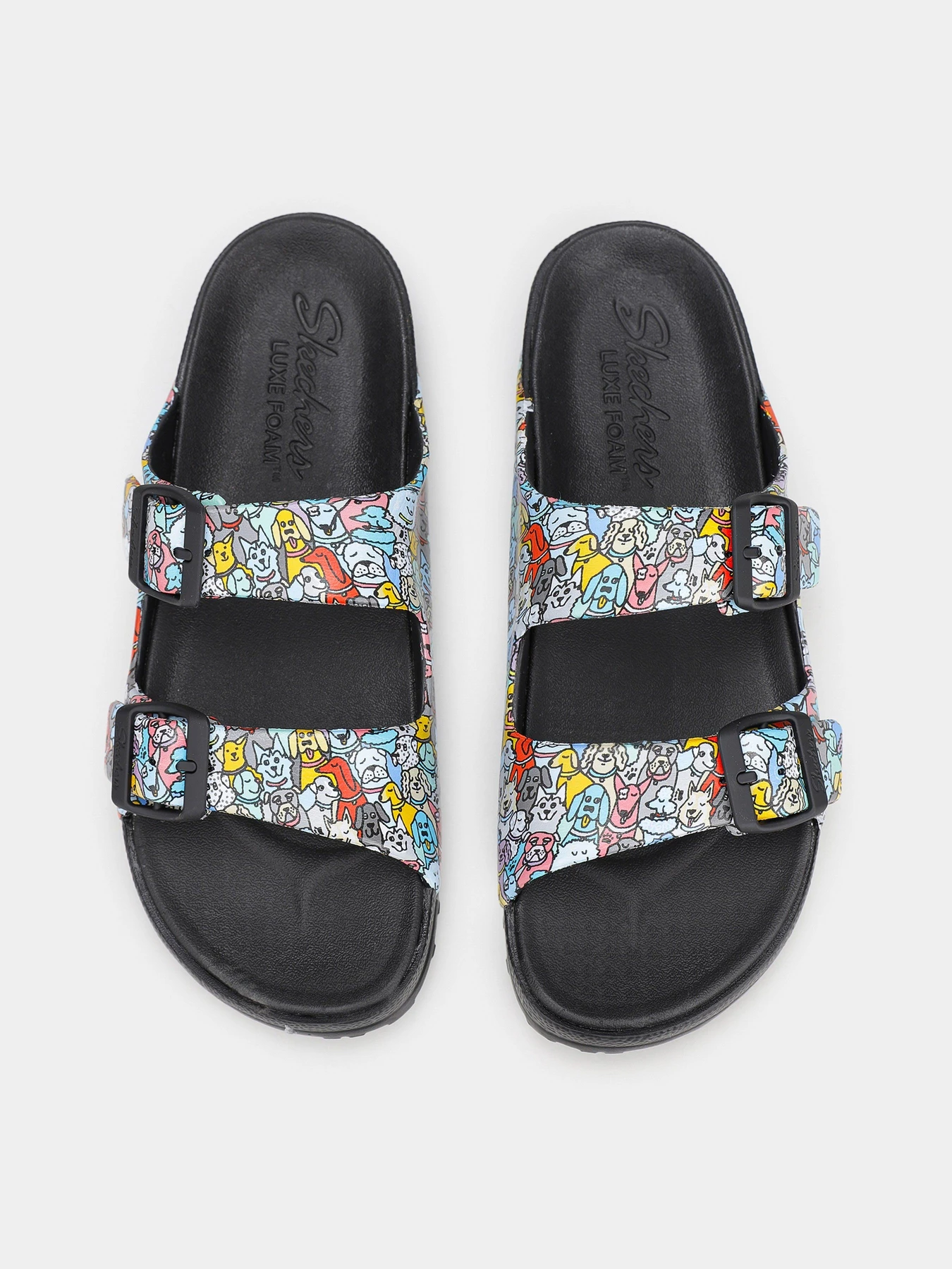 Шлёпанцы Skechers Foamies®: Cali Breeze 2.0 - Check'Her модель 111021 BKMT Шлёпанцы Skechers Foamies®: Cali Breeze 2.0 - Check'Her модель 111021 BKMT Фото