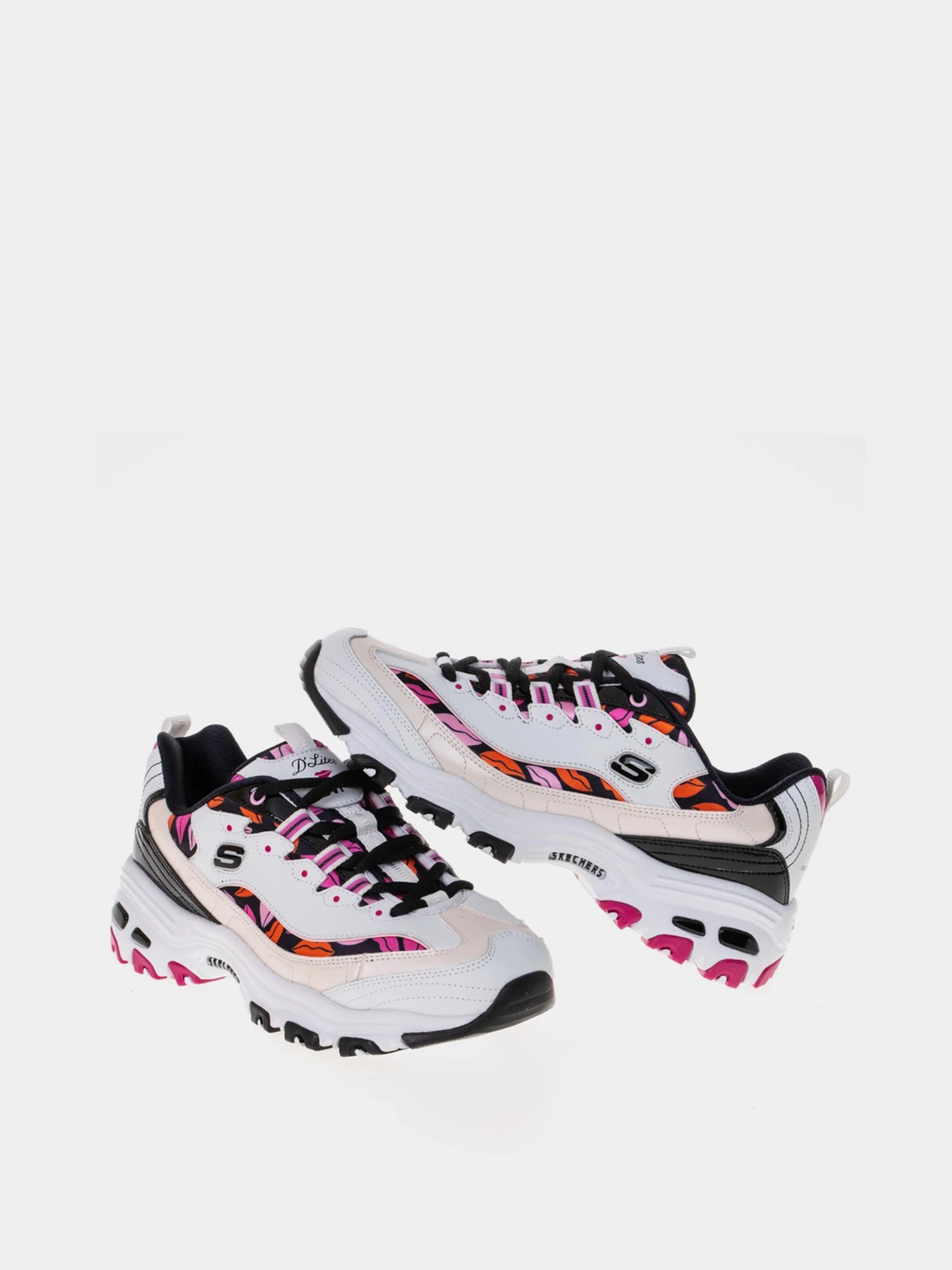Кроссовки Skechers DVF: D'Lites - Red Slip модель 149679 WBPK Фото