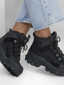 Ботинки и сапоги Skechers Hi-Ryze - I Want Tread модель 177242 BBK Фото