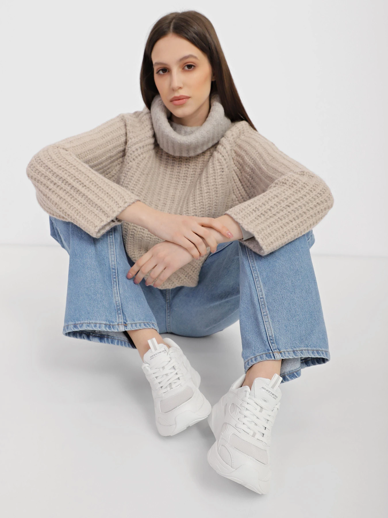 Кроссовки Skechers BOBS BAMINA модель 117354 WHT Кроссовки Skechers BOBS BAMINA модель 117354 WHT Фото