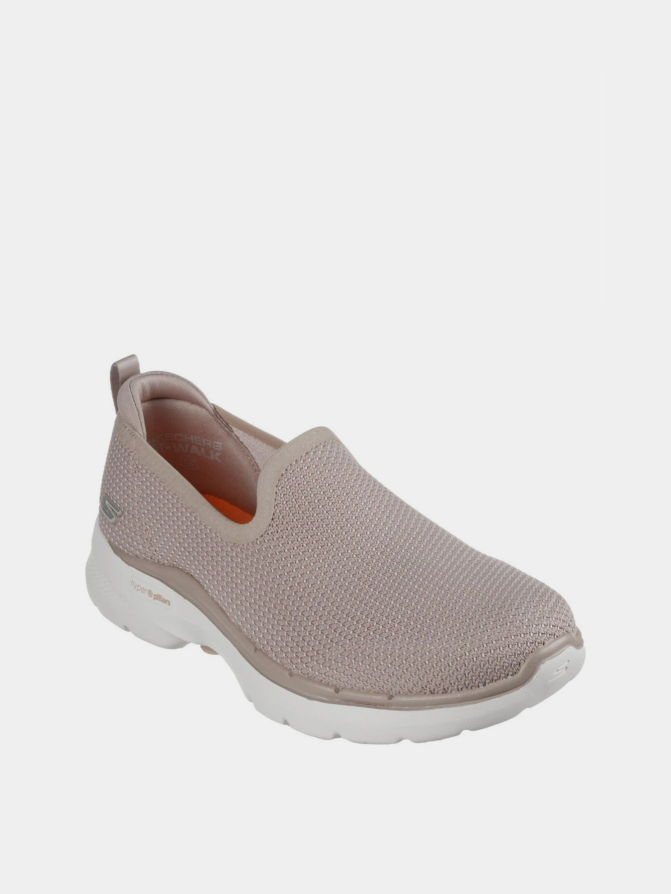 Слипоны и мокасины Skechers GO WALK 6 - Clear Virtue модель 124505 NAT Фото