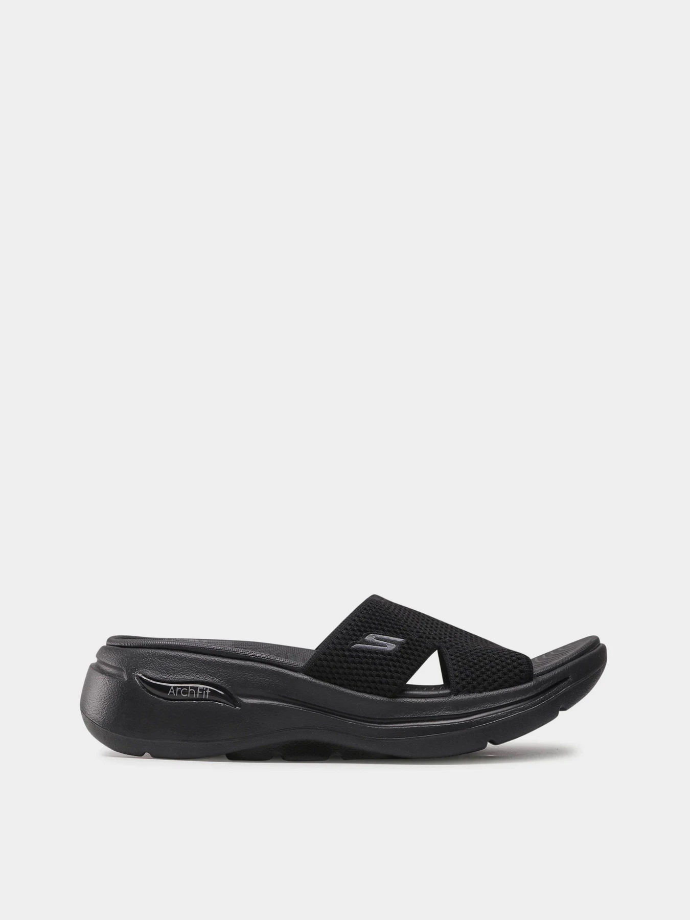 Шлёпанцы Skechers Go Walk Arch Fit Worthy модель 140224 BBK Фото