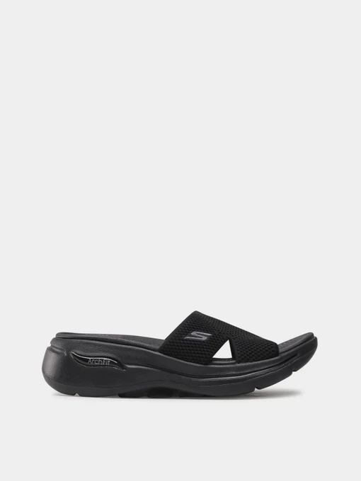 Шлёпанцы Skechers Go Walk Arch Fit Worthy модель 140224 BBK Фото