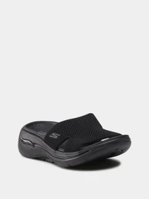 Шлёпанцы Skechers Go Walk Arch Fit Worthy модель 140224 BBK Фото