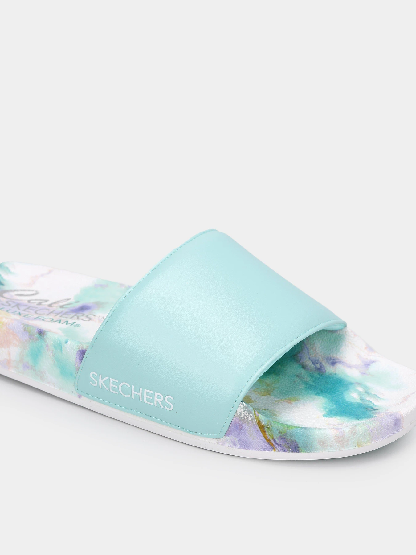 Шлёпанцы Skechers Pop Ups - True Color модель 119344 AQUA Шлёпанцы Skechers Pop Ups - True Color модель 119344 AQUA Фото