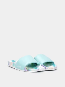 Шлёпанцы Skechers Pop Ups - True Color модель 119344 AQUA Фото