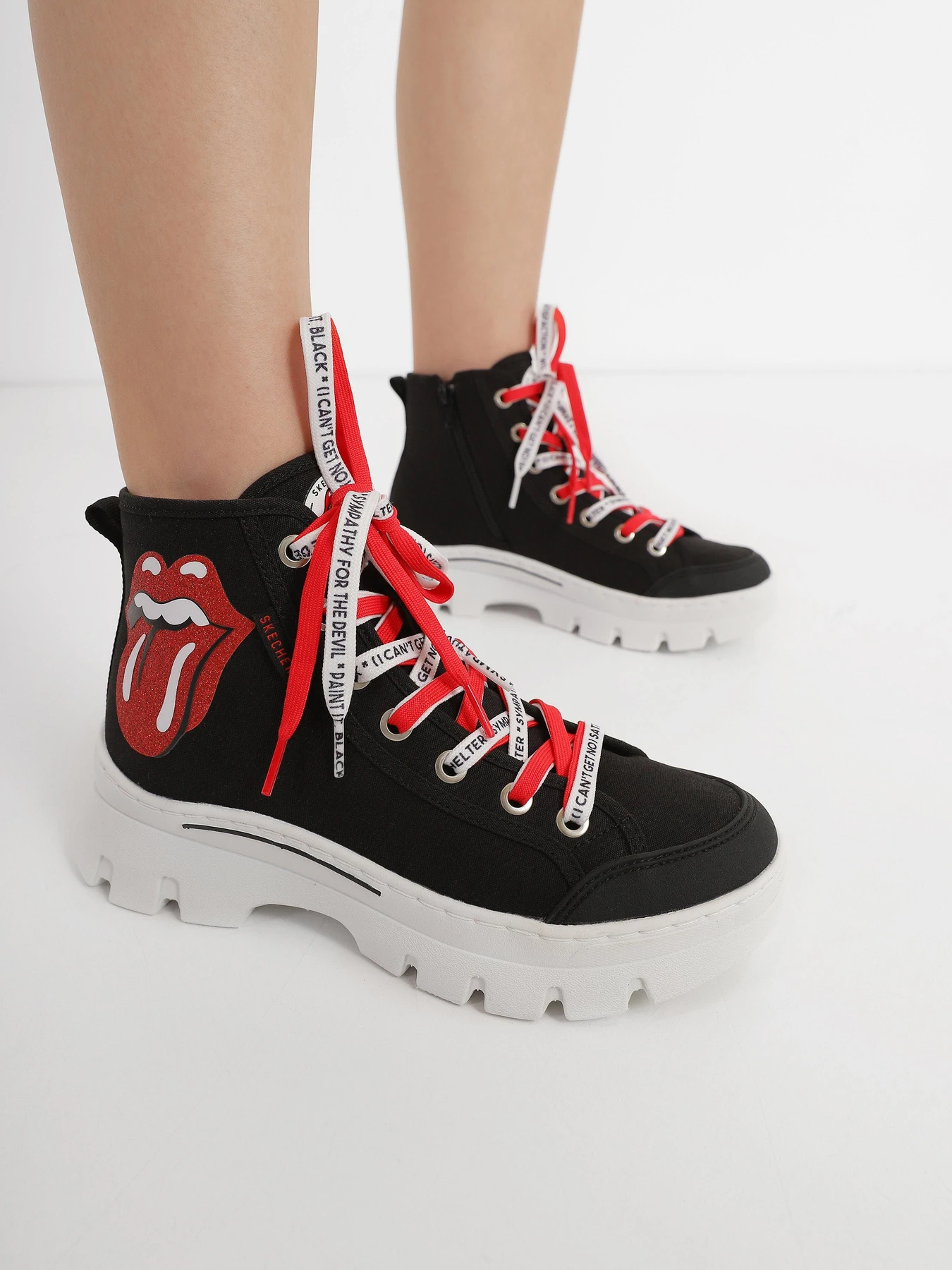 Кеди Skechers Rolling Stones: Roadies Surge модель 177967 BKRD Фото