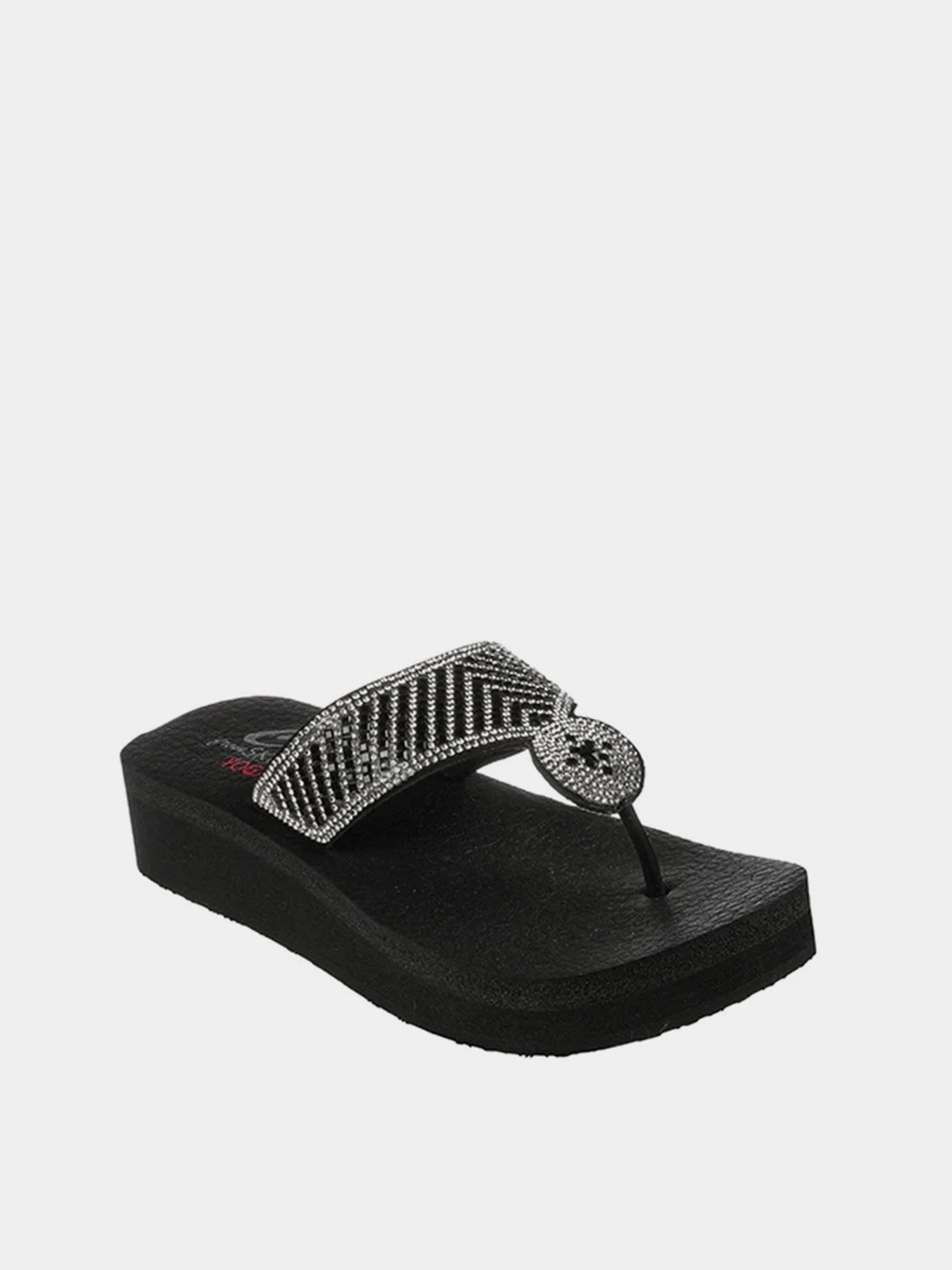 Шлёпанцы Skechers Vinyasa - Glamour On модель 119297 BLK Шлёпанцы Skechers Vinyasa - Glamour On модель 119297 BLK Фото