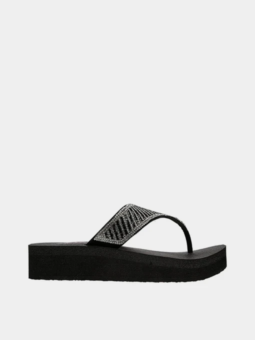 Шлёпанцы Skechers Vinyasa - Glamour On модель 119297 BLK Фото