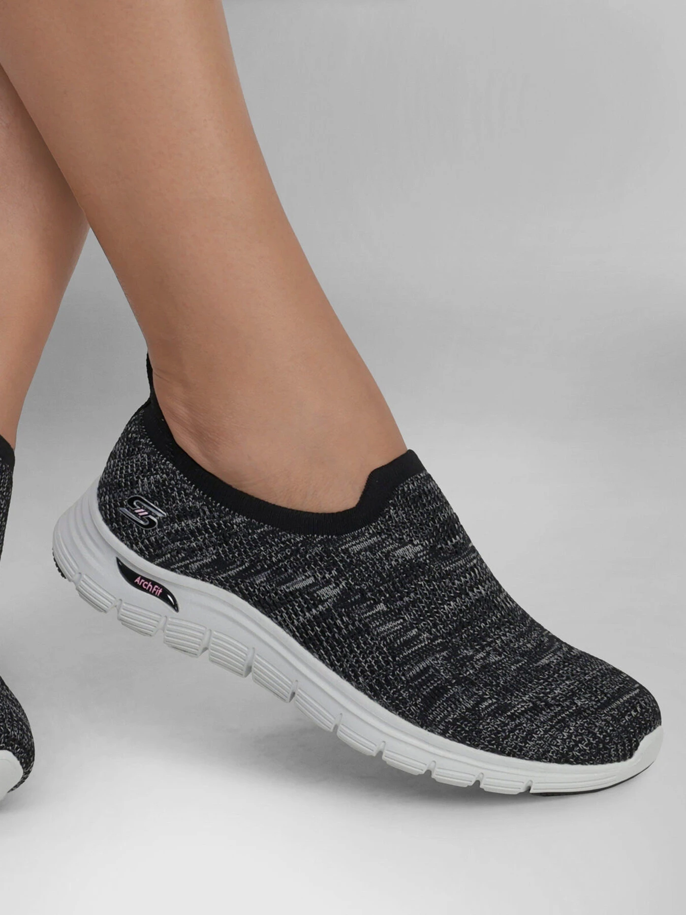 Сліпони та мокасини Skechers Arch Fit Vista – Inspiration модель 104371 BKPK Фото