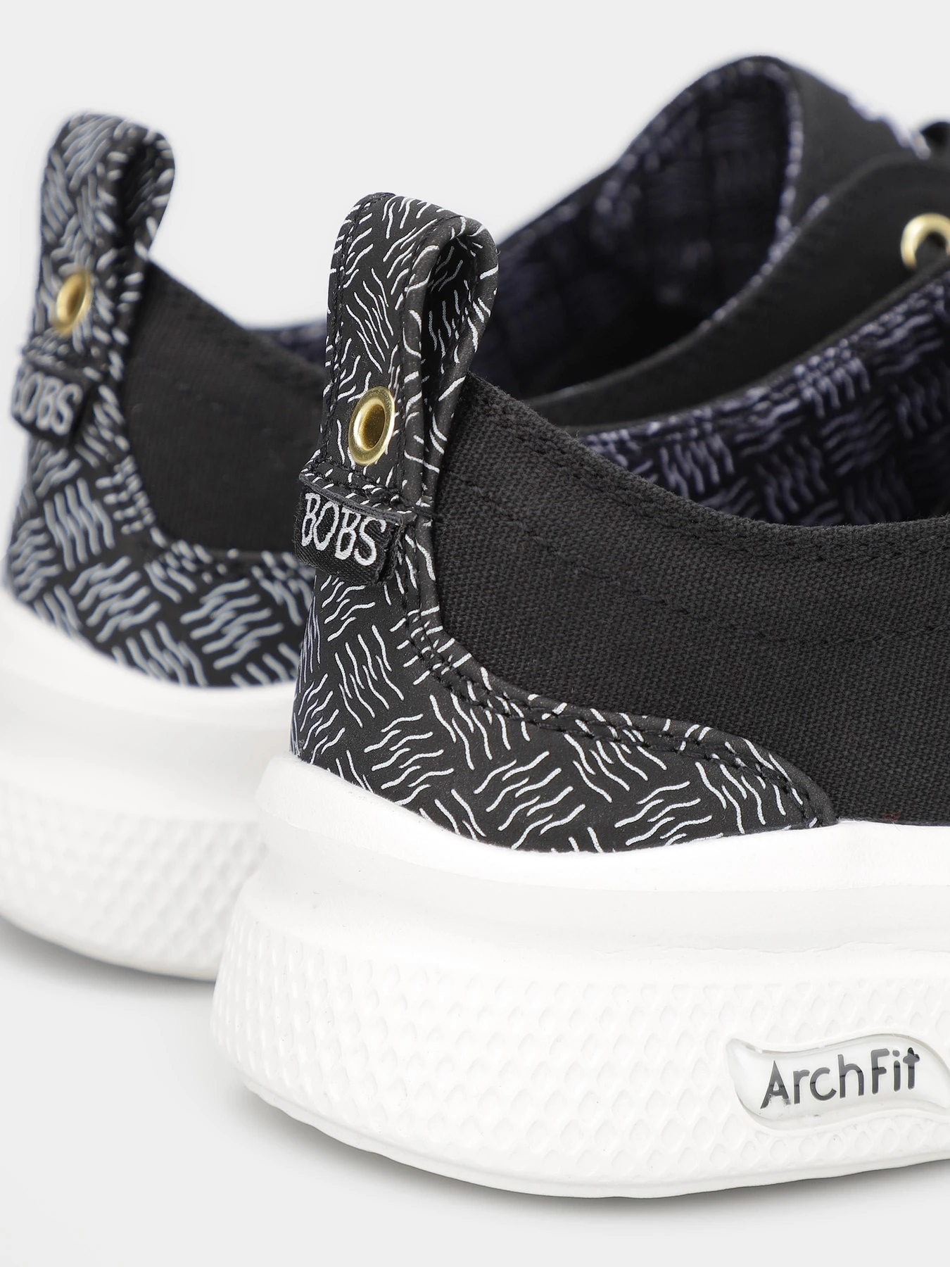 Кеды Skechers BOBS Arch Fit Skipper – Snazzy Spin модель 114381 BLK Фото