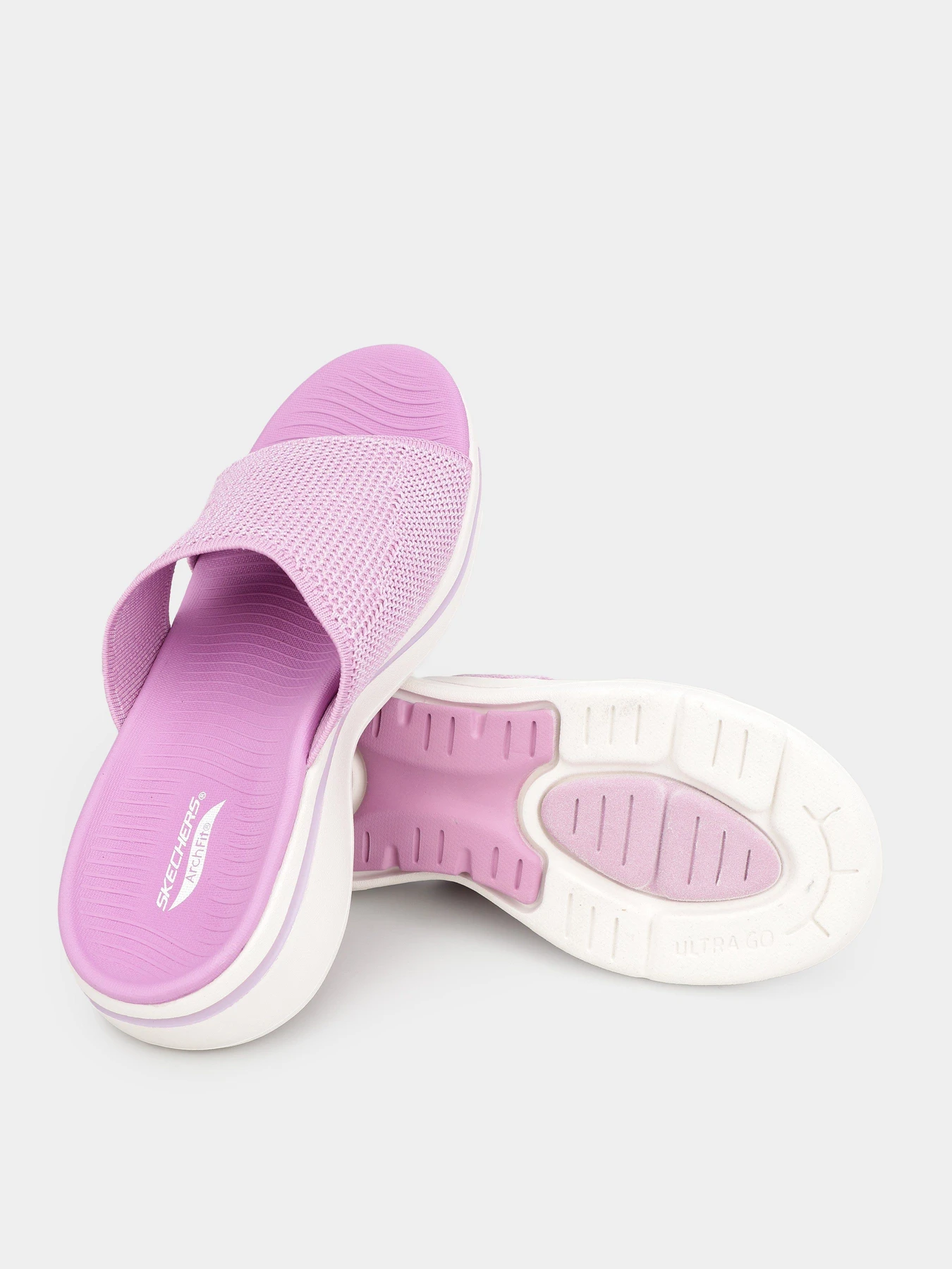 Шлёпанцы Skechers GO Walk Arch Fit модель 140274 LAV Шлёпанцы Skechers GO Walk Arch Fit модель 140274 LAV Фото