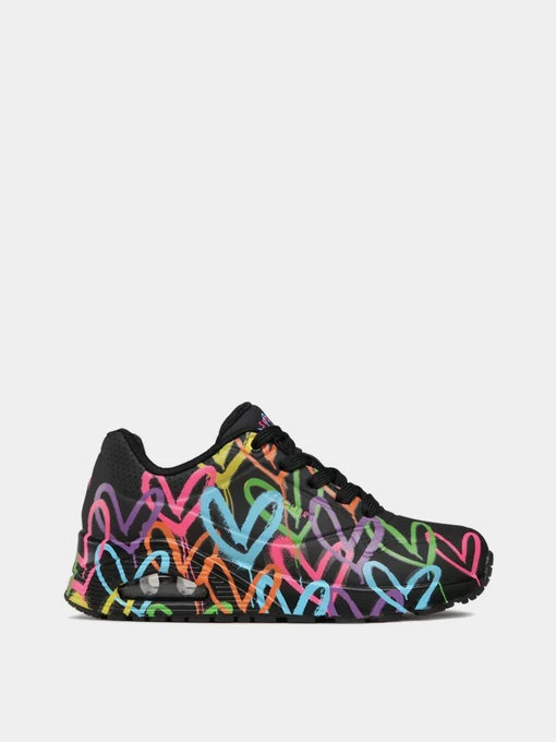 Кроссовки Skechers Skechers x JGoldcrown: Uno – Dripping In Love модель 177981 BKMT Фото