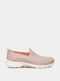 Слипоны и мокасины Skechers GOwalk 6 - Clear Virtue модель 124505W NAT Фото