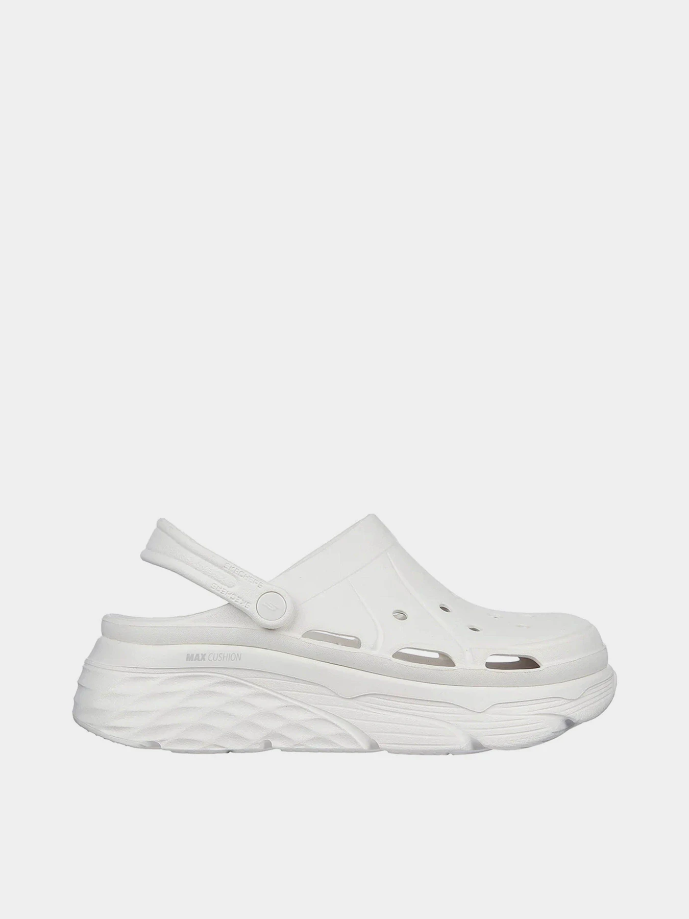 Шлёпанцы Skechers Foamies: Max Cushioning - High Tide модель 111127 WHT Шлёпанцы Skechers Foamies: Max Cushioning - High Tide модель 111127 WHT Фото