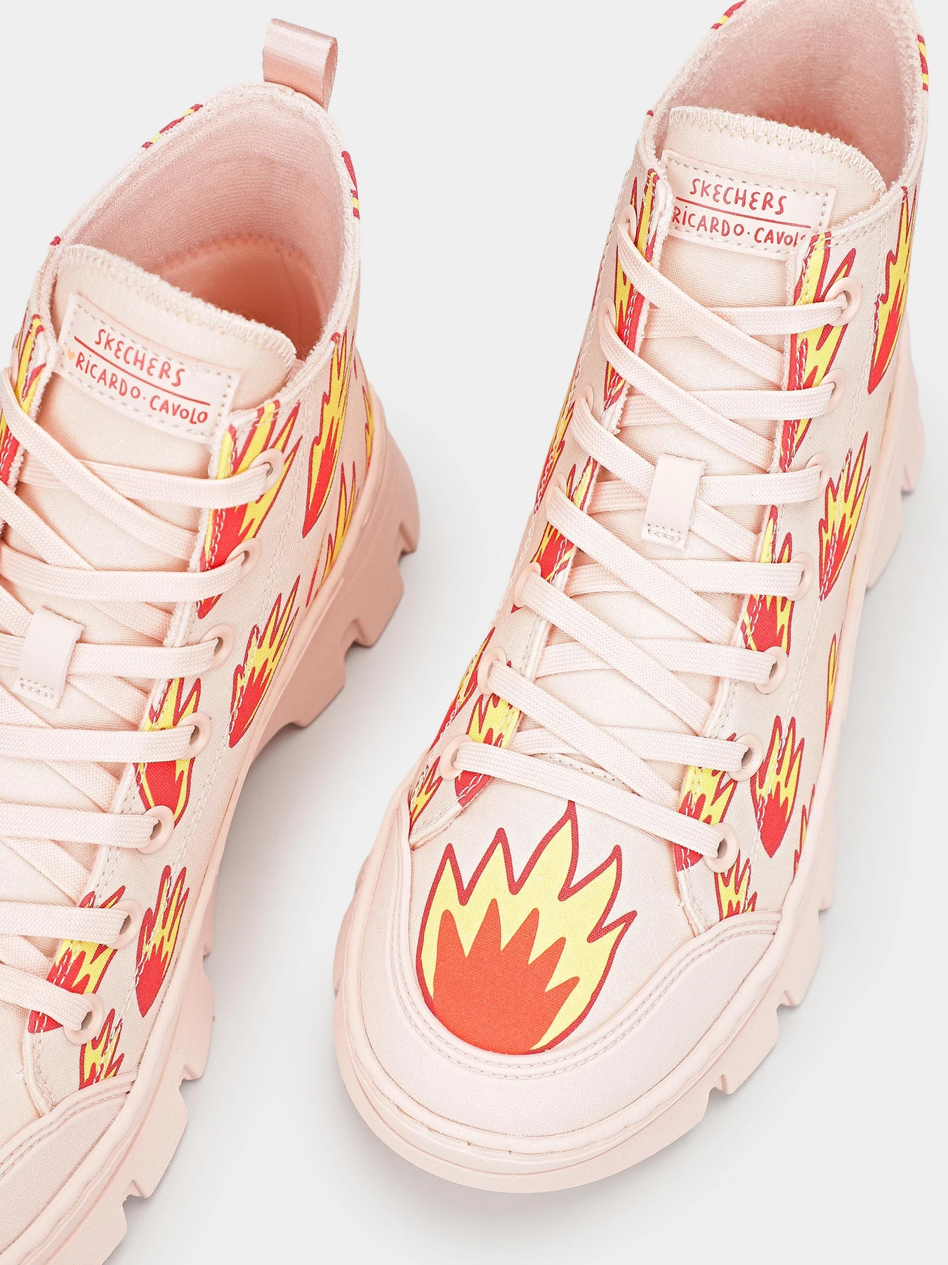 Ботинки и сапоги Skechers Ricardo Cavolo: Roadies Surge - Tiny Flames модель 177950 PKMT Фото