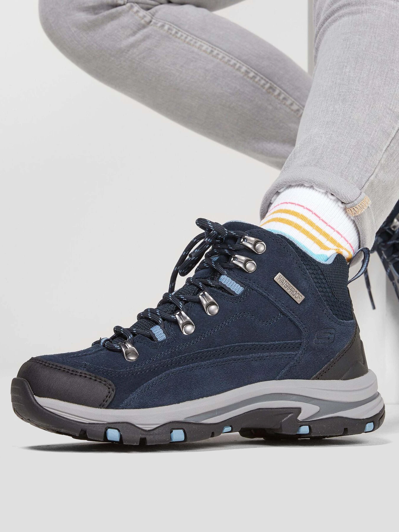 Ботинки и сапоги Skechers Relaxed Fit: Trego - Alpine Trail модель 167004 NVGY Фото